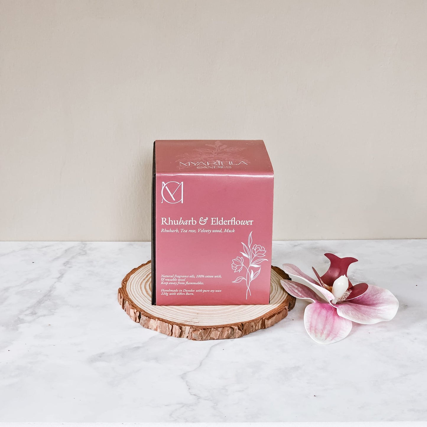 Rhubarb & Elderflower Candle
