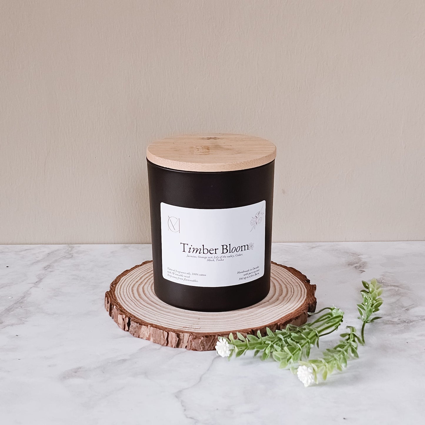 Timber Bloom Candle