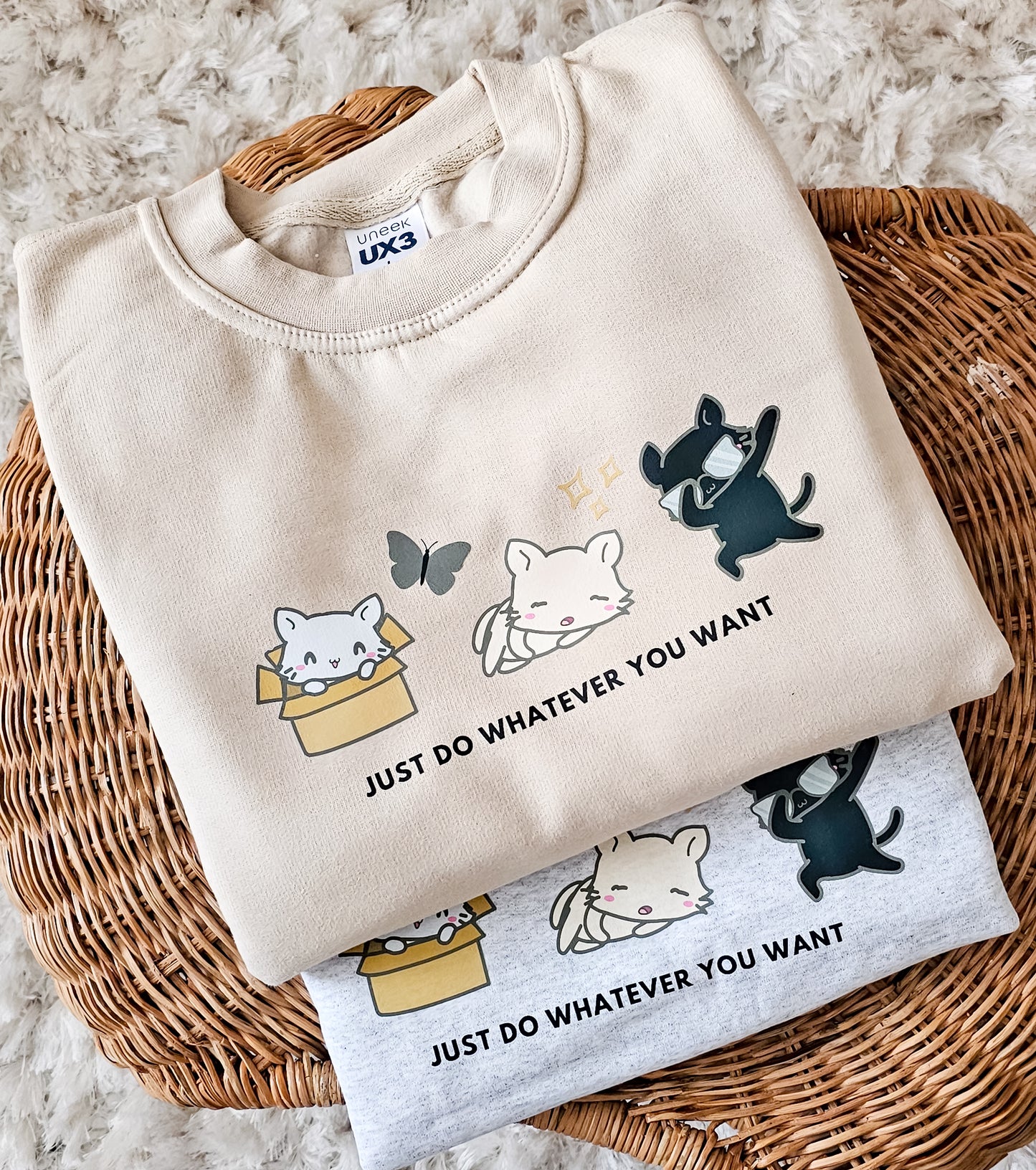 Cute Cat Decal Jumper