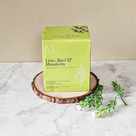 Lime Basil and Mandarin Candle